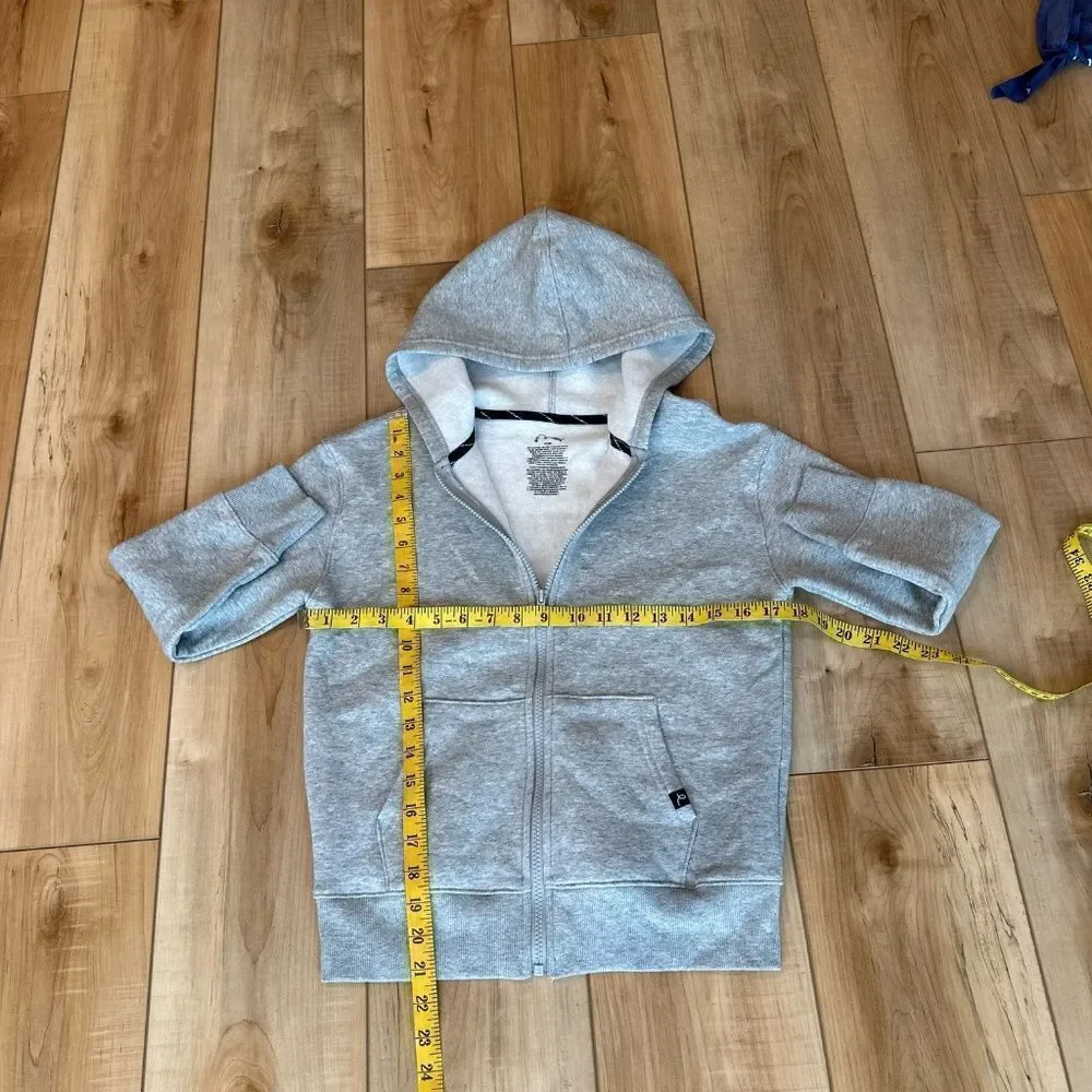EUC Art Class Boys Full Zip Hooded Sweatshirt Gray Size Med (8)